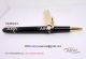 Perfect Replica Montblanc Meisterstuck Rose Gold Clip Black Rollerball Pen For Sale (3)_th.jpg